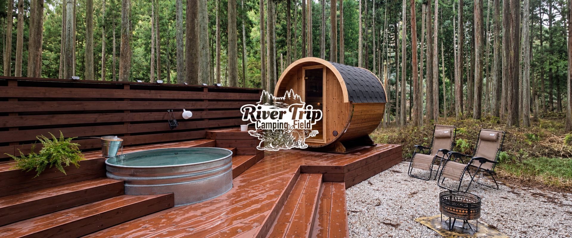 River Trip Camping Field